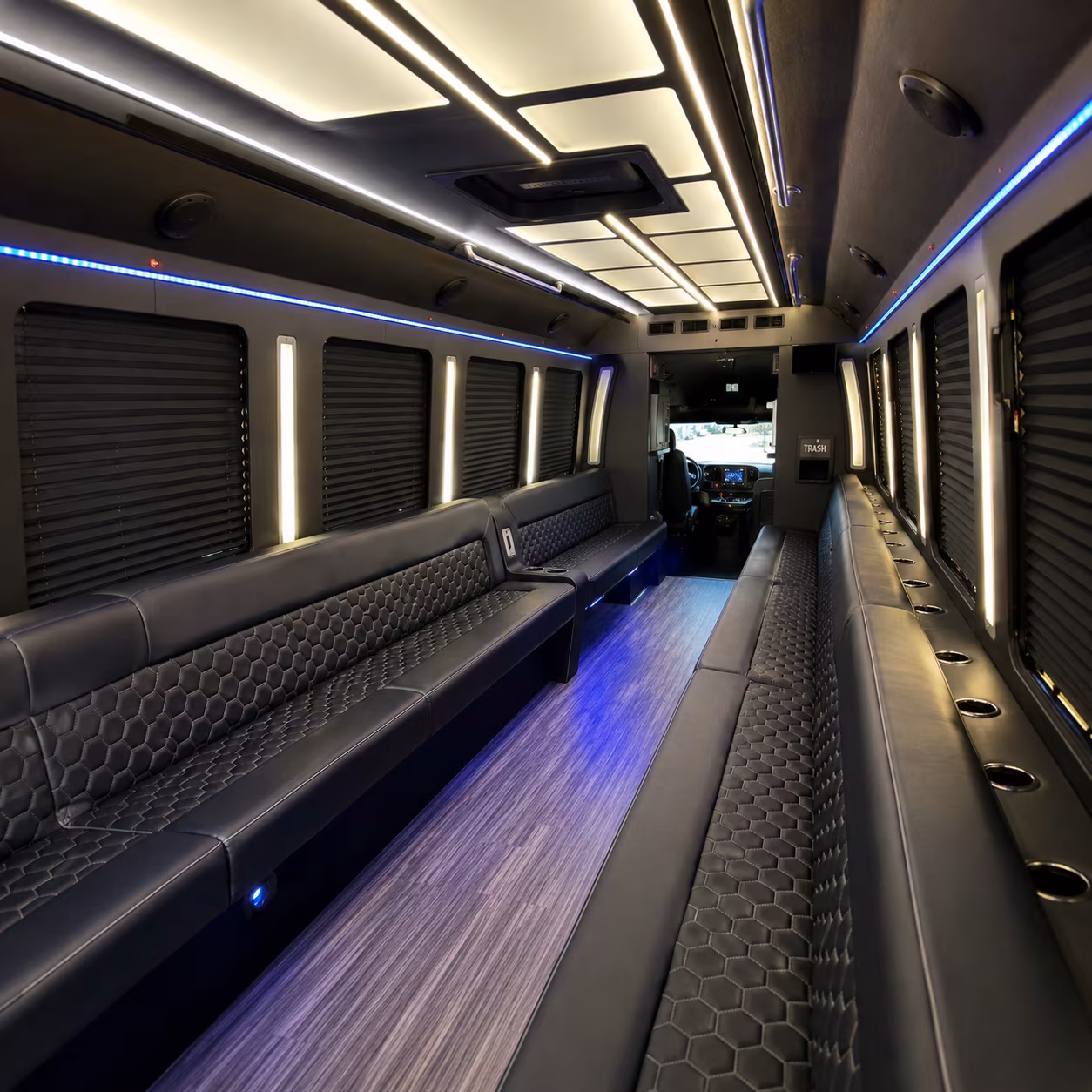 frisco party bus rentals inside