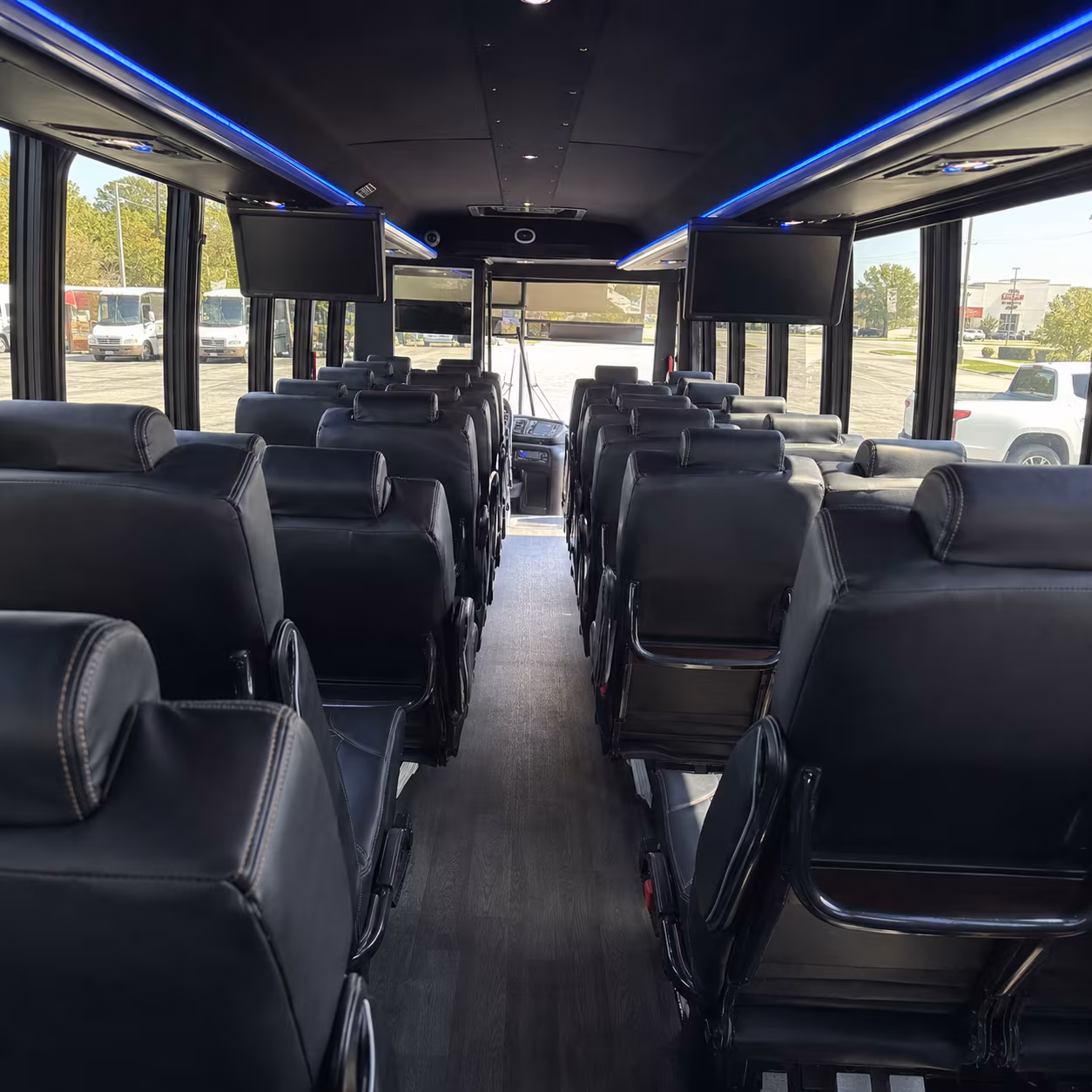 frisco wine tour brewery transportation onboard seating