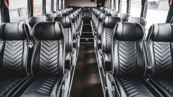 54 passenger charter bus rental garland