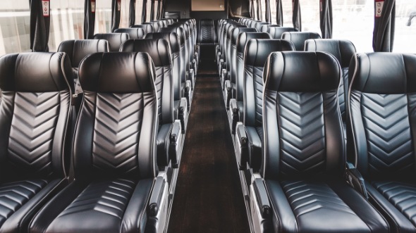 56 passenger charter bus rental garland